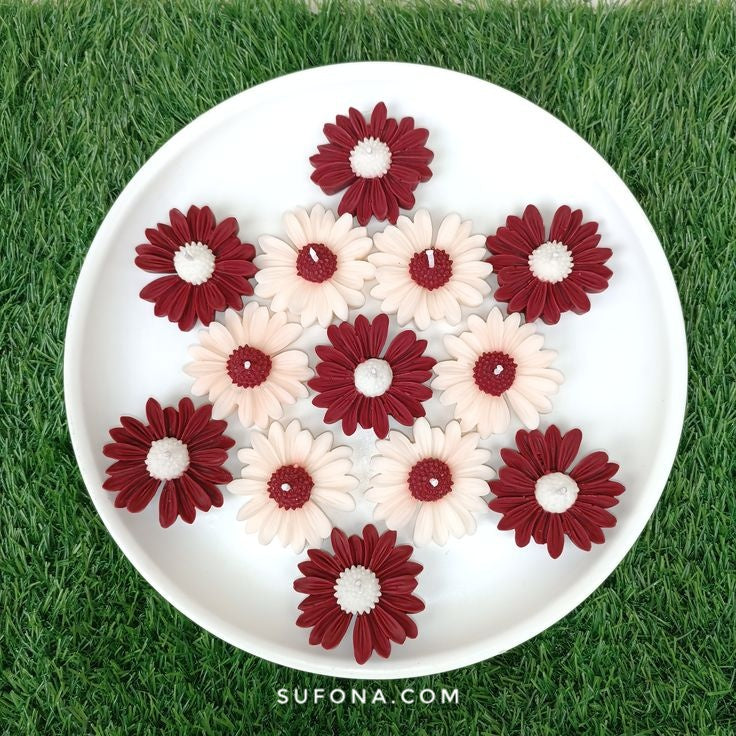 Daizy Candle – Handcrafted Floral Serenity by sufona_candles