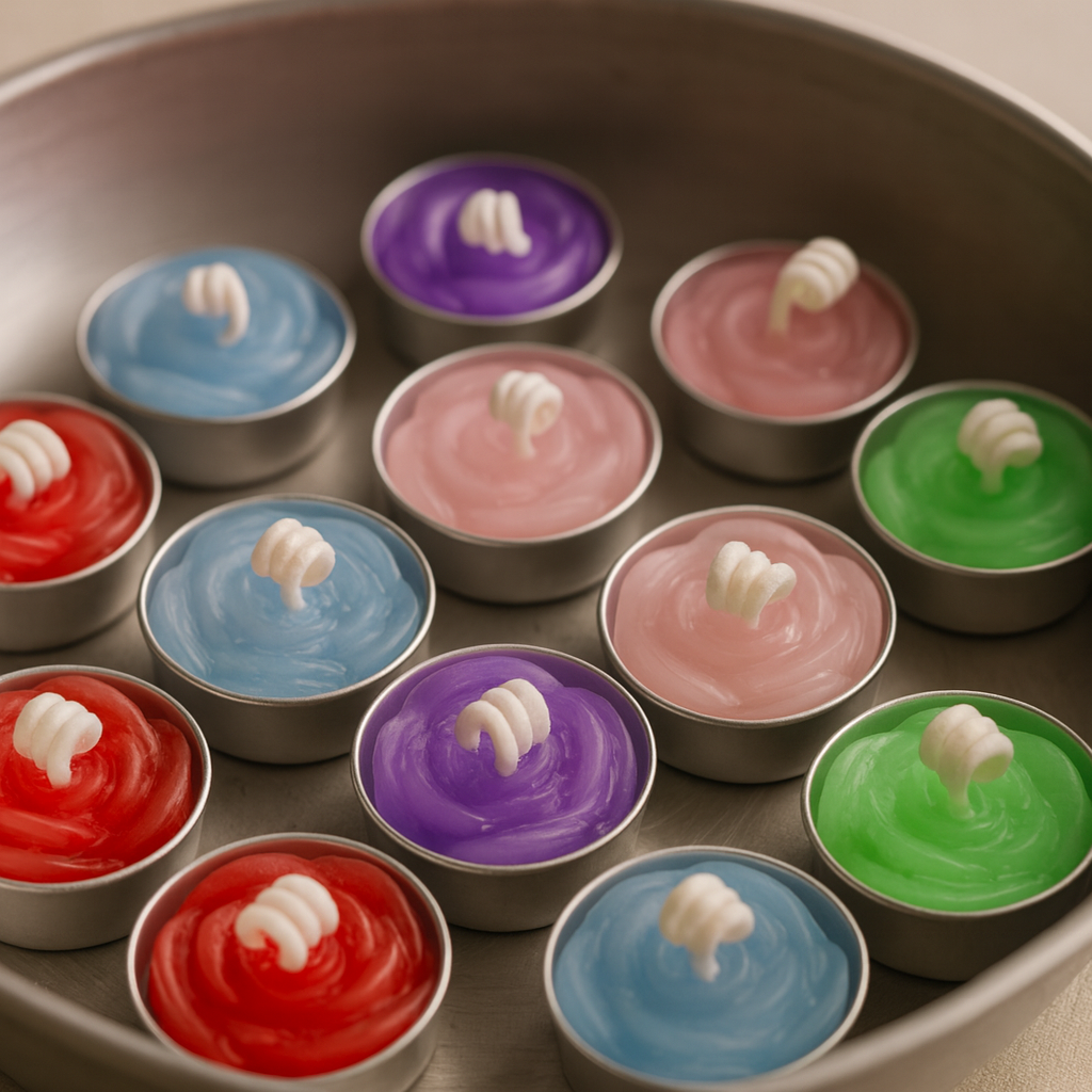 Soy Wax Tealight Candles box of 80 – Long Burning, Eco-Friendly, Handmade